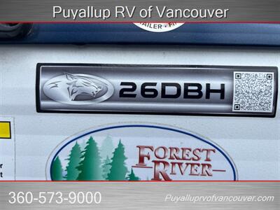 2024 FOREST RIVER GREY WOLF 26DBH   - Photo 6 - Vancouver, WA 98682-4901