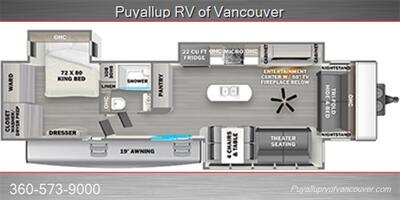 2022 FOREST RIVER SIERRA M-401FLX   - Photo 19 - Vancouver, WA 98682-4901