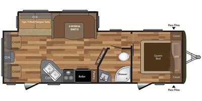 2017 Keystone Hideout 26RLSWE   - Photo 12 - Puyallup, WA 98373