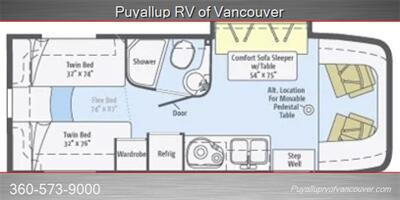 2013 WINNEBAGO VIEW 24V 3500 MERCEDES   - Photo 16 - Vancouver, WA 98682-4901