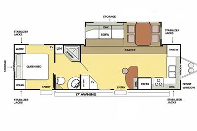 2009 Forest River Salem LA 292FKSS   - Photo 15 - Puyallup, WA 98373