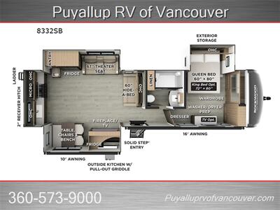 2018 FOREST RIVER ROCKWOOD 8332BS   - Photo 21 - Vancouver, WA 98682-4901