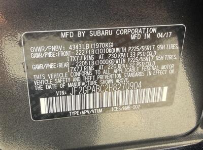 2017 Subaru Crosstrek 2.0i Premium - Photo 38 - Hermon, ME 04401