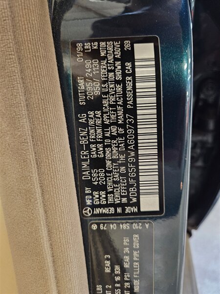 1998 Mercedes-Benz E 320   - Photo 38 - Hillsboro, OR 97124