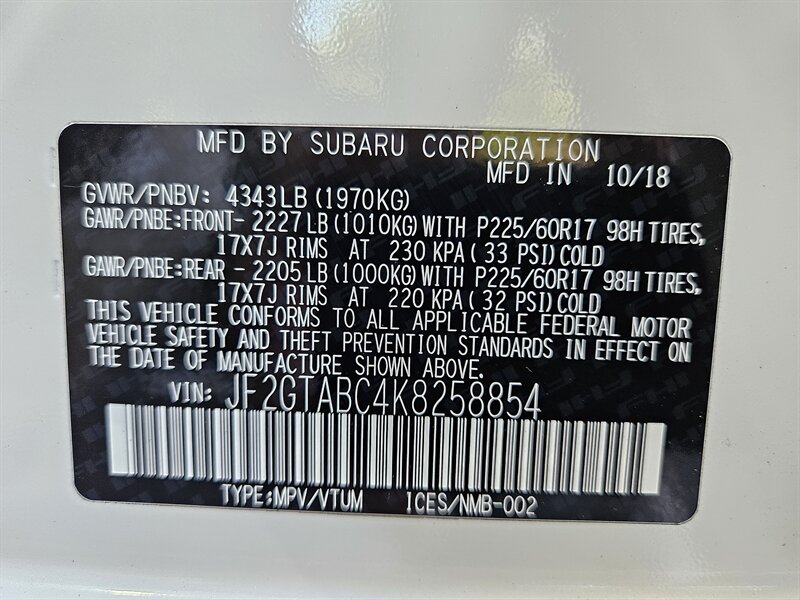 2019 Subaru Crosstrek 2.0i Base - Photo 37 - Hillsboro, OR 97124