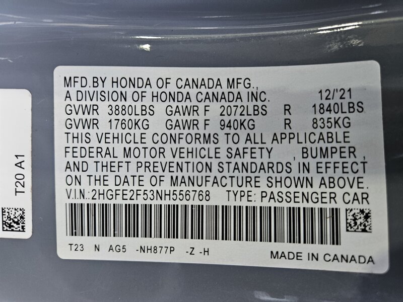 2022 Honda Civic Sport - Photo 35 - Hillsboro, OR 97124