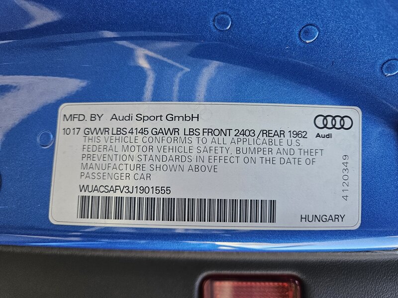 2018 Audi TT RS 2.5T quattro   - Photo 63 - Hillsboro, OR 97124