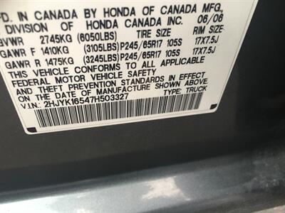 2007 Honda Ridgeline RTL  ALL WHEEL DRIVE - Photo 5 - Cottonwood, AZ 86326