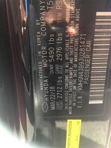 2018 Genesis G80 3.3T Sport   - Photo 7 - Cottonwood, AZ 86326