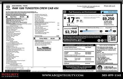 2025 RAM 1500 Tungsten   - Photo 59 - Albuquerque, NM 87114