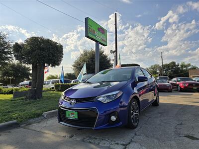 2016 Toyota Corolla S Special Edition Sedan