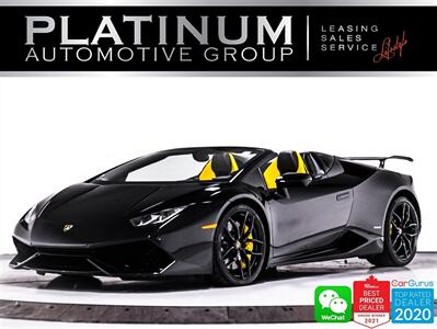 2016 Lamborghini Huracan LP 610-4 Spyder, V10, 602HP, AWD, NOVITEC CARBON  