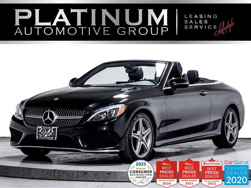 2018 Mercedes-Benz C300 4MATIC, AMG SPORT PKG, 360 CAM, BLIND SPOT  
