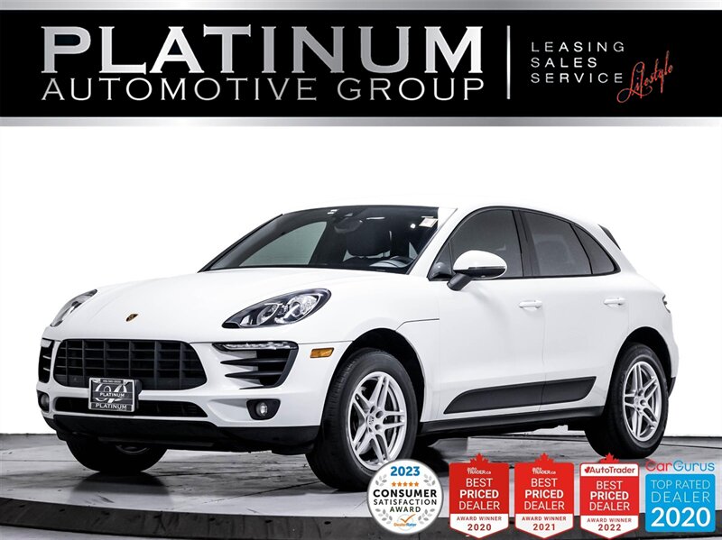 2018 Porsche Macan AWD, CHRONO PKG, BOSE SOUND, HEATED, NAVI  