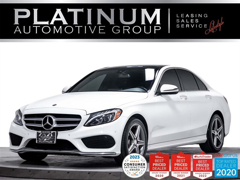 2016 Mercedes-Benz C300 4MATIC, AMG SPORT PKG, NAV, CAM, PANO  