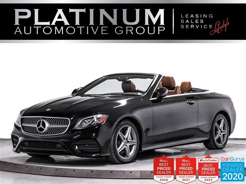 2020 Mercedes-Benz E450 4MATIC Cabriolet, PREMIUM PKG, AMG SPORT, HUD  