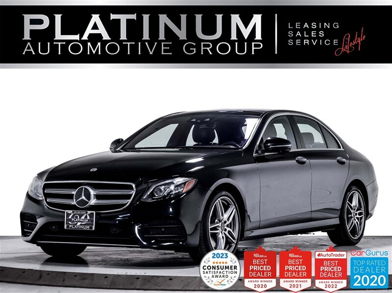 2019 Mercedes-Benz E450, 4MATIC, PREMIUM PKG, 360 CAM, LED GAUGE  