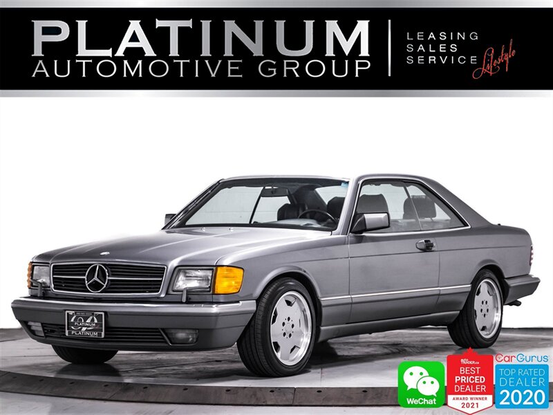 1987 Mercedes-Benz 560SEC, COUPE, V8, COLLECTIBLE, BLACK LEATHER  