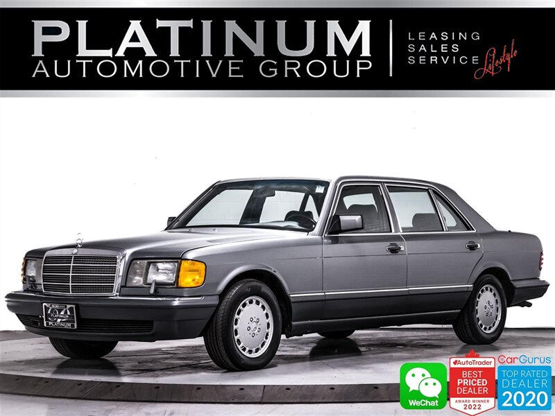 1989 Mercedes-Benz 420SEL, AUTOMATIC, LEATHER, ALL ORIGINAL, PRISTINE  