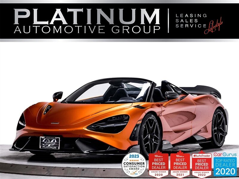 2022 McLaren 765LT 755HP, #152 OF 765,FULL CARBONFIBER EXT & INT PKG  