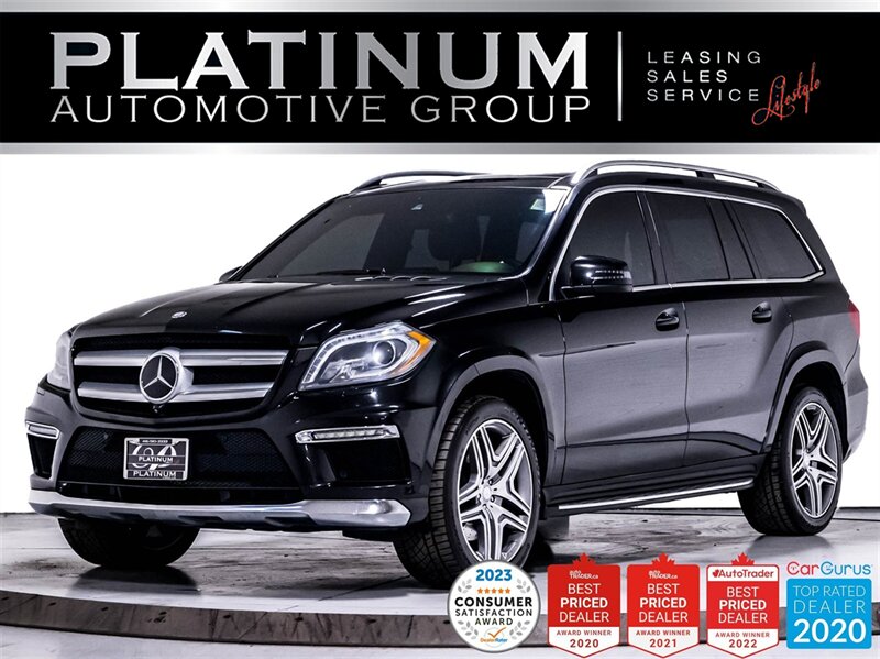 2015 Mercedes-Benz GL550 4MATIC, V8, 429HP, PANO, NAVI, HEATED  
