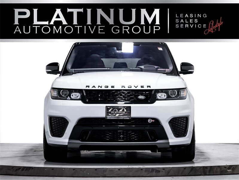 2016 Land Rover Range Rover Sport SVR, SUPERCHARGED, V8, 550HP, CARBON, NAV, PANO  