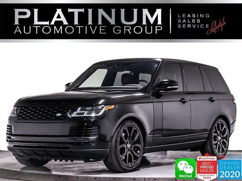 2020 Land Rover Range Rover P525 HSE, SUPERCHARGED V8, BLACK PACK, NAV, PANO  