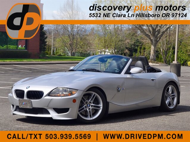 Titanium Silver Metallic 2006 BMW Z4 M Roadster RWD Convertible Rear-Wheel Drive 6-Speed Manual