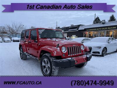 2016 Jeep Wrangler Unlimited Sahara  Low Km's! - Photo 1 - Edmonton, AB T5W 1E5