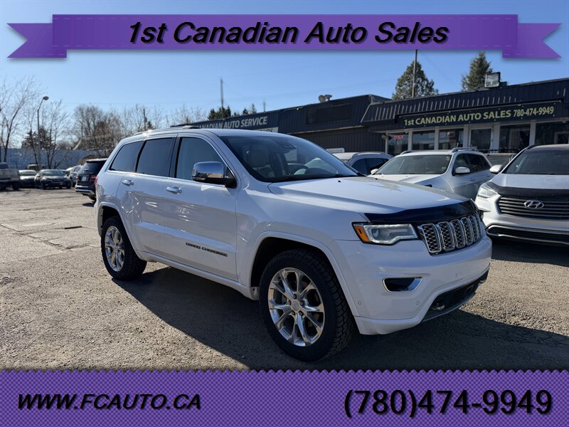 2019 Jeep Grand Cherokee Overland  One Owner No Accidents - Photo 1 - Edmonton, AB T5W 1E5