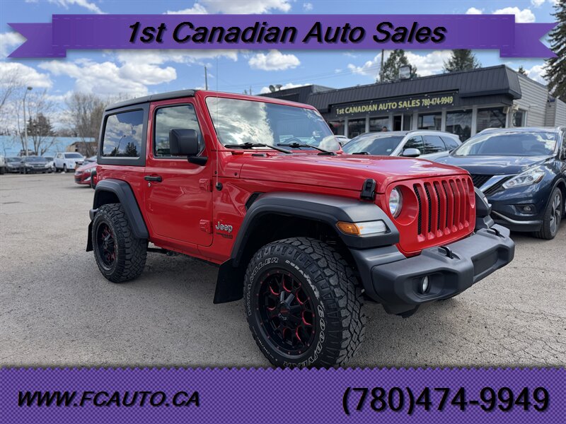 2020 Jeep Wrangler Sport  One Owner No Accidents - Photo 1 - Edmonton, AB T5W 1E5