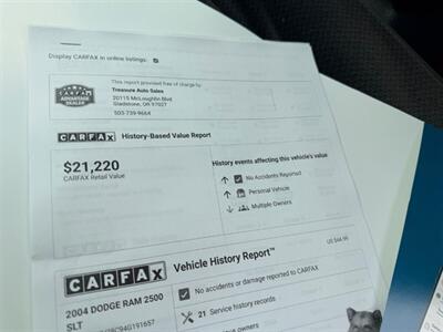 2004 Dodge Ram 2500 ST Pickup Truck !   - Photo 21 - Gladstone, OR 97027