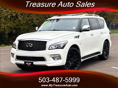 2017 INFINITI QX80 Limited , 4X4 , 3rd row, Theater pckg  Fully Loaded ! SUV