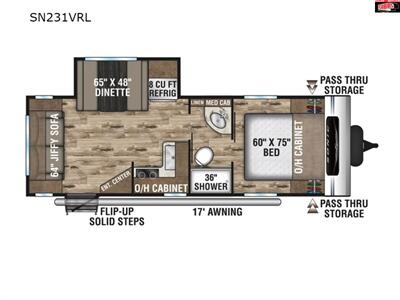 2022 VENTURE RV SONIC 231VRL  