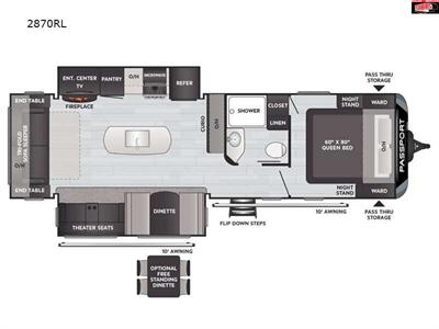 2024 KEYSTONE RV PASSPORT GT 2870RL  