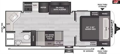 2025 KEYSTONE RV PASSPORT 224RK  