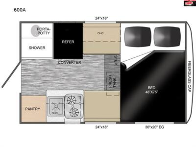 2024 TRAVEL LITE ATOM 600A   - Photo 2 - Waco, TX 76712