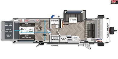 2022 WILDWOOD PLATINUM 280RTX  