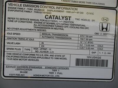 1996 Honda Civic DX   - Photo 22 - Seattle, WA 98103