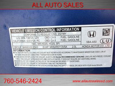 2021 Honda Civic Sport   - Photo 37 - Escondido, CA 92029
