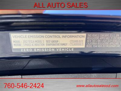 2012 Tesla Model S Signature   - Photo 32 - Escondido, CA 92029
