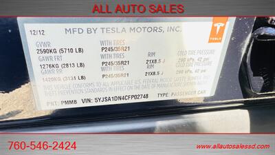 2012 Tesla Model S Signature   - Photo 31 - Escondido, CA 92029