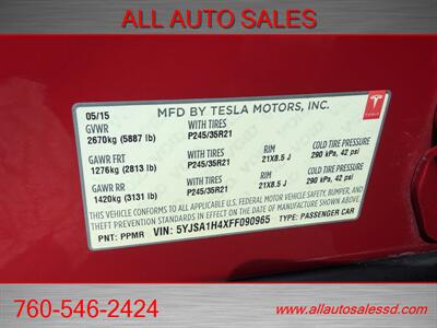 2015 Tesla Model S P85D   - Photo 41 - Escondido, CA 92029