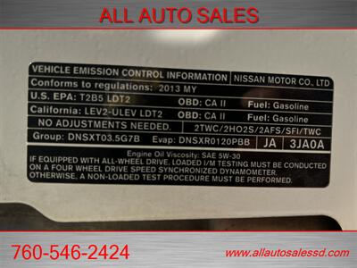 2013 Nissan Pathfinder SL   - Photo 20 - Escondido, CA 92029