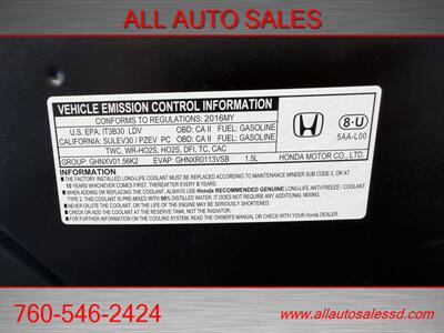 2016 Honda Civic EX-L w/Navi   - Photo 12 - Escondido, CA 92029