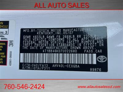 2007 Toyota Camry Hybrid   - Photo 29 - Escondido, CA 92029