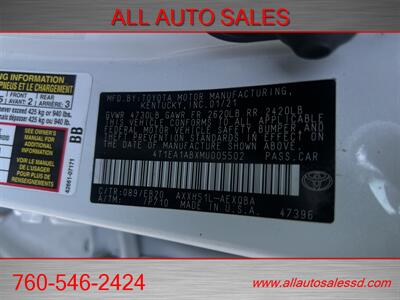 2021 Toyota Avalon Hybrid XSE   - Photo 34 - Escondido, CA 92029
