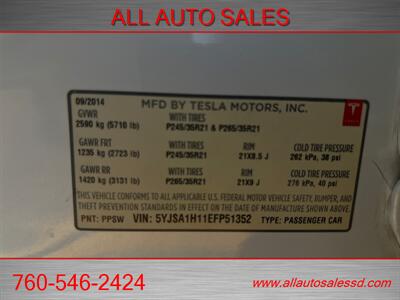 2014 Tesla Model S P85   - Photo 34 - Escondido, CA 92029