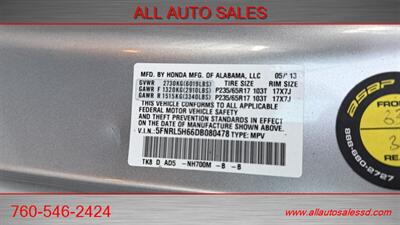2013 Honda Odyssey EX-L w/Navi   - Photo 39 - Escondido, CA 92029