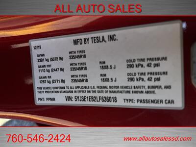 2020 Tesla Model 3 Long Range   - Photo 36 - Escondido, CA 92029